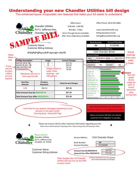 chandler indiana water bill.
